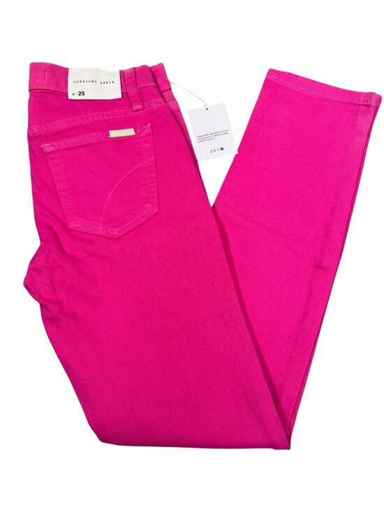 Joe's Jeans Pants - Joes Jeans Straight Ankle Pink Glo Junior Womens W25 Office Casual Retro